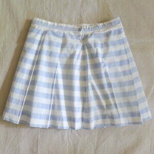 Jacadi Girls 12 Striped Cotton Pleated Skirt